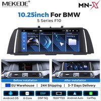 EU-Lieferung 128GB ROM Android 15 Auto-Multimedia-Videoplayer für BMW 5er F10 F11 2011-2017 Kabelloses CarPlay Android Auto Navigationssystem 8-Kern 4G WIFI BT DSP Head Unit SWC Idrive