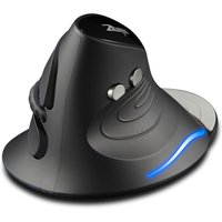 ZELOTES F-17 Vertical Mouse 2.4GHz Wireless Gaming Mouse 6 Keys Ergonomic Optical Mice with 3 Adjustable DPI for PC Laptop