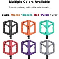 Gravel Bicycle Pedals DU Bearing Ultralight MTB Road Bike Pedals Anti-Slip Reflective Design Cycling Pedals Bike Accessories