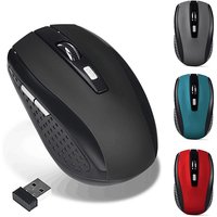 Wireless Mouse Silent Mouse 2.4G Portable Mobile Optical Office Mouse Adjustable DPI Levels For Home Desktop Computer PC Laptops