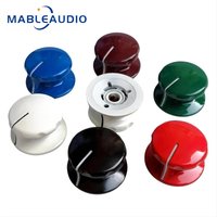1PCS 32.5X20mm K-2195 Guitar Amplifier Volume Adjustment Knob HIFI Player Circular Bakelite Knob