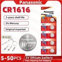Original For Panasonic CR1616 Button Coin Cell DL1616 5021LC CR 1616 3V Lithium Battery For Watch Remote Calculator Car Key