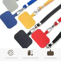 Universal Cellphone Lanyard 150cm Adjustable Crossbody Mobile Phone Straps Nylon Soft Rope Anti-fall Hanging Cord Holder