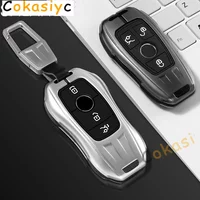 Zinc Alloy Car Key Case Cover For Mercedes Benz A C E S G Class CLA GLK GLC CLS AMG W204 W176 W205 W177 W213W222 Car Accessories