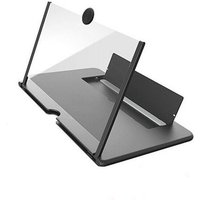 12/10" HD Screen Magnifier Phone Amplifier Anti Blue Light Eye Protection Multi-Function Desktop Stand For iPhone Samsung Xiaomi