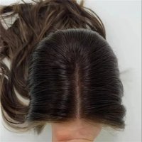 Dark Brown Highlighted Synthetic Lace Front Wig for Women Brunette Natural Wave Glueless Wig 13x4 Realistic Look Wig Wear&Go