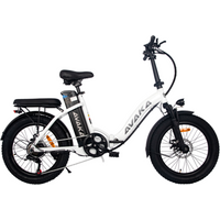 AliExpress NONE Foldable Adult E-Bike 500W Unisex E-Mountain Bike 20-Inch Fat Tire 870WH Battery AVAKA BZ20 PLUS Electric Bicycle for Sports & Entertainment Cycling