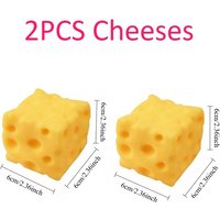 1/2pcs Giant Cheese Squeeze Toy Extra Large Size Cheese Squishy Fidget Toys Slow Rebound Shapeable Venting Ball for Adults Gifts