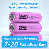 2025 New 18650 2600mAh Battery 3.7V 13A Discharge Lithium Ion Rechargeable Battery for Powerbank Lamp Flashlight 18650 Batteries
