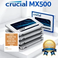 2.5-inch SATA SSD Crucial MX500 BX500 240G 500GB 1TB 2TB 3D NAND High Speed Internal Drive For Laptop Hard Disk