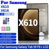 12.4"inch For Samsung Tab S9 FE+ Plus X610 X616 SM-X610 SM-X616B LCD Display Touch Screen Digitizer Assembly