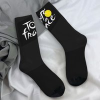 Cycling Tour France Socks Vintage Stockings Unisex Men Soft Breathable Running Socks Spring Design Non Slip Socks