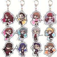 Persona 3 6cm Acrylic Keychains Color Star Q Version Game Merch Bag Charms Car Key Pendant Cosplay Fan Gift