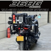 For ZONTES 368G rear box, waterproof side box, toolbox and fuel tank bracket,Side box Tactical Panel for motorcycle touring.