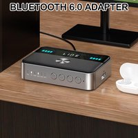 Bluetooth 6.0 Receiver Transmitter NFC Audio Wireless Adapter 3.5MM AUX RCA Coaxial Optical DAC Converter For TV PC Car Spe X8Q9