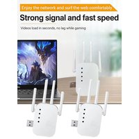 【SSummer10】1PC WiFi Router Long Range Signal Booster Router 300Mbps Wireless Repeater 2.4G WiFi Signal Extender Amplifier【SS】