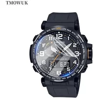 For Casio GA100 6100 TR770 Pro-Trek EFR 303 GA-2200 GA-2100 GST-W300 Screen Protector Soft TPU Hydrogel Film HD Clear TMOWUK