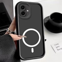 For Samsung A06 A05S Phone Case For Samsung Galaxy M05 F05 Case With Magnetic Wireless Sticker Soft Silicone Bumper Back Cover
