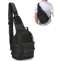Men Cross body Sling Backpack Shoulder Chest Bag Travel Outdoor Sports Climb Tactical Military Nylon Male Side Messenger Bag