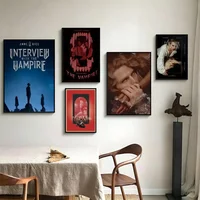 Movie I-Interview With The Vampire-e Poster Self-adhesive HD Print Wall Decal, Durable Waterproof Home Art & Holiday Gift