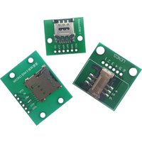 6 Pin Nano MICRO Big SIM Card Holder Slot Board Interface Adapter Module 2.54 DIP Test Board PCB Solder Wire Type Connector