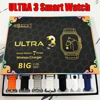 2026 7 Watch Straps New Watch10 Ultra 3 Smartwatch 2.2HD Amoled Circular Screen ECG Monitoring Reloj inteligente Wristwatch