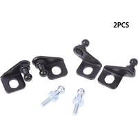 1Pair Universal Car Ball Stud Gas Shock Struts Mounting Bracket for Gas Spring Struts Lift Support Shock