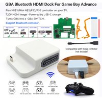 For GBA Bluetooth Dock HDMI 720P Kit V2 For Game Boy Advance GBA Support Bluetooth Wireless Controller Playing on TV