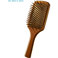 NEW 1pcs Sandalwood Hand Carved Air Cushion Comb With Wood Teeth, Scalp Massage Brush For All Hair Types, Wooden Hair Styling