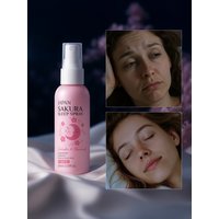 LAIKOU Japan Sakura Sleep Spray 60ml Lavender Chamomile Gentle Scent Soothe Relax Pillow Linen Mist