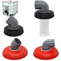Water Coupling Lid Rainwater Tanks Container Lid Garden Replacement Fitting Plastic Texture for Efficient Water Flows D2RD