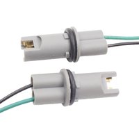 10Pcs Car DC 12V W5W T10 194 168 Light Socket Lamp Holder Wire Harness Extension Connector Adapter Plug