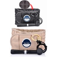 Air Decompression Back Belt Inflate Lower Back Support Waist Lumbar Traction Brace Sports Protection Spine Posture Correct Strap