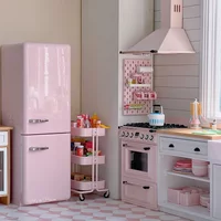 1/6 Dollhouse Refrigerator Model Furniture Accessorie Kitchen Appliances Ob11 blythe Soldier Dollhouse Miniature Model Decor