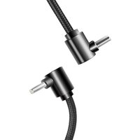 Type C to Type C Cable 90 Degrees Braid 0.25m/0.5m/1m/2m Quick Charger Elbow PD Cord For iPhone Samsung Xiaomi Charge Cord Wire