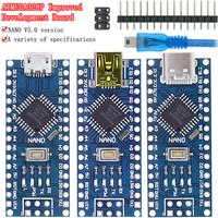 Mini/type-c/micro usb nano 3,0 mit dem bootloader-kompatiblen nano controller für arduino ch340 usb treiber 16mhz atmega328p
