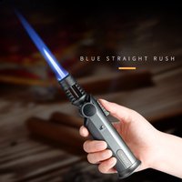 JOBON High Temperature Torch Lighter Rotate The Nozzle At Any Angle Ignition Lock Fire Design Inflatable Lighter Camping Tool