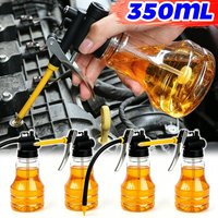 AliExpress NONE Hand Press Lubricating Oil Pump Can Transparent Body Long Spout Flexible Tube High Pressure Oiler Car Bicycle Repair Care Tools