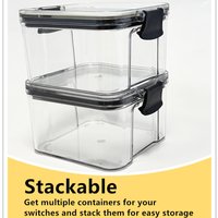 Keyboard Switches Container Storage Box PC Polycarbonate Switches Box For Mechanical Keyboard 460ml