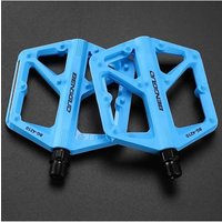 AliExpress NONE Double DU Bearing Nylon Bicycle Pedals with Reflector Ultralight Bike Pedals Anti-Slip Cycling Safety Pedals Bike Accessories