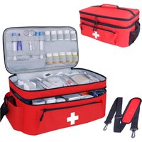 Travel Medicine Bag Storage Bag Medicine Storage Box Pill Bottle Storage Bags Home Travel First Aid Kit Organization