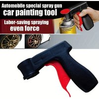 1PC Universal Reusable Self Spraying Hand Spray Gun Adapters Plastic Portable Spray Paint Handle Cars Maintenance Care DIY Tools
