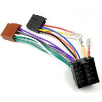 16 Pin Car Stereo Radio ISO Cable Adapter For VW ISO Female To ISO Male Plug Connector Wiring Harness Automobile Accessories