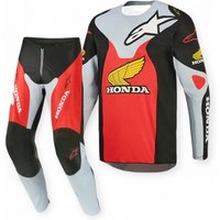 AliExpress Honda Quick Dry Motorcycle Jersey Long Sleeve Breathable Riding Shirt and Pants Dirt Bike Mountain Racing Comfortable Daily Gear