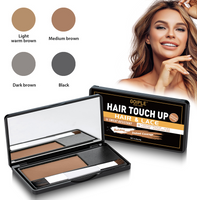 GOIPLE Hair Touch Up Pressed Powder Waterproof Hair Eyebrows Instant Color Hairline Filler Powder Concealer