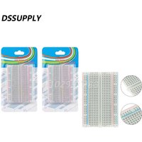 1PCS New 400 Tie Points Solderless PCB Breadboard DIY Bread Board Mini Universal Test Protoboard For Bus Test Circuit Board