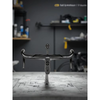 AliExpress TOSEEK TKR07 Carbon Bicycle Integrated Handlebar Road Bike Handlebars With Computer Holder Support OD1/OD2 Internal Cable