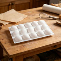 1pc lemon silicone cake mold 15-cavity realistic fruit design non-stick easy demold for chocolate cakes baking tool