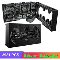 3981PCS Superhero Batcave Building Blocks Set 76252, Large Home Decor Ornament Model, Perfect for Festivals & Birthday Gifts