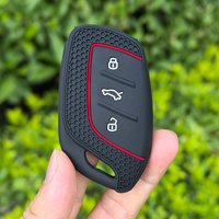 Silicone 3 Buttons Car Key Cover Case For MG 4 2023 Mg4 Ev MG HS GT ZS EV ZX MG5 MG6 for Roewe RX3 RX5 RX8 ERX5 I6 I5